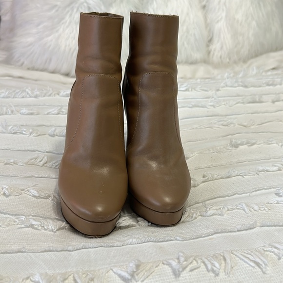 Jimmy Choo 38.5 Blonde Dyers Calf Leather booties - Picture 8 of 9